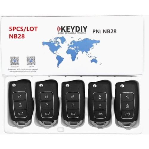 KEYDIY 5PCS/LOT NB28 NB Series Universal Multi-functional 3 Button Remote Control for KD900 KD900+ URG200 KD-X2 MINI KD KD-X2