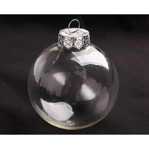 Party Wedding Suppliers Christmas Xmas Decoration Tree PLASTIC 80mm Plastic Balls Disc Ornament SN2076