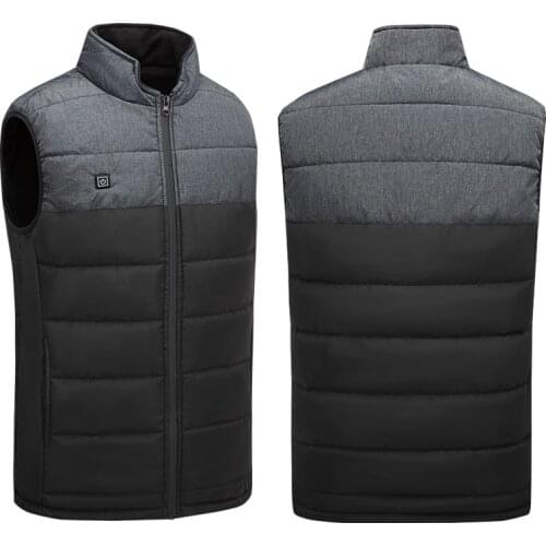 USB Heating Vest Mens Vest Ladies Jacket Insulation 2020 Winter Outdoor Camping Vest Snow Smart Heating Fishing Vest Ski
