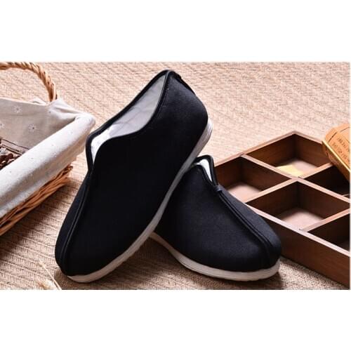Winter warm Pure Cotton handmade shaolin monk kung fu shoes zen lay meditation shoes wushu tai chi taiji sneakers
