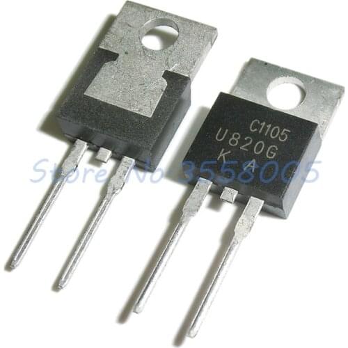 10Pcs/lot MUR820G MUR820 U820G U820 TO220-2