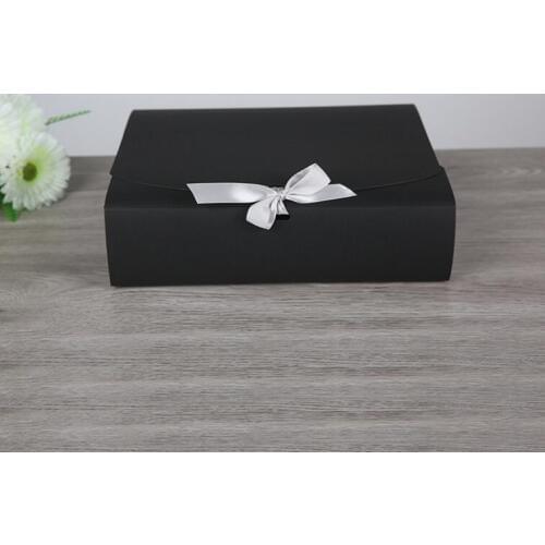 100pcs/lot 31x25.5x.8cm large brown paper gift box big size kraft cardboard boxes large size white paper box for T shirt