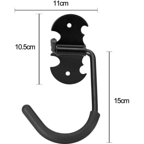 2PCS Heavy Duty Metal Hook Durable Garage Storage Rack Metal Wall-Mounted Utility Bicycle Hanger Hooks Anti-slip Organizer