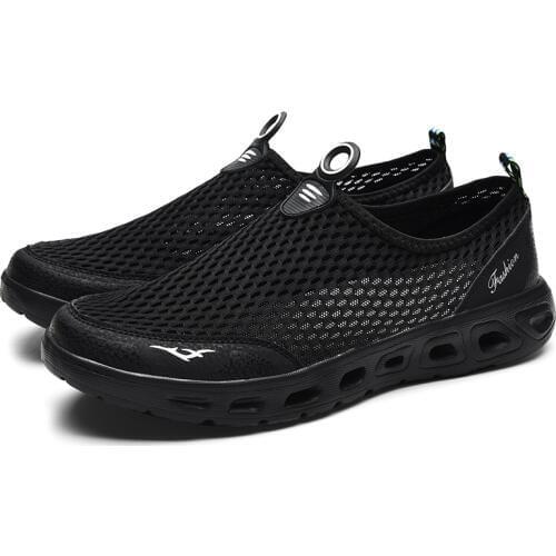 2020 Summer Mesh Shoes Sneakers For Men Women Couple Shoes Outdoor Running Shoes Casual Breathable Shoe Slip-On Loafers 35-48