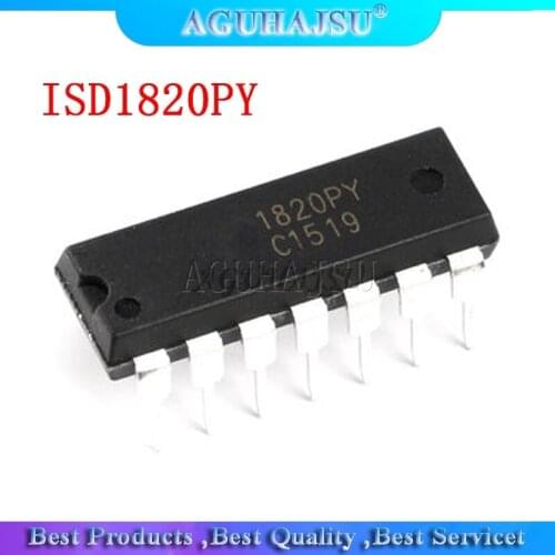 5PCS ISD1820PY ISD1820 DIP14 DIP 1820PY new original