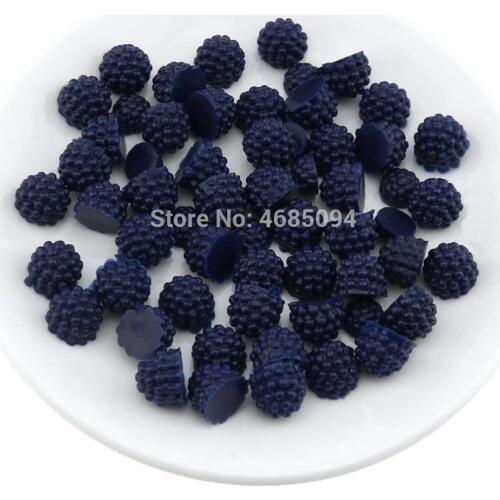 Gresorth 50 PCS Artificial Black Raspberry Slice Fake Strawberry Fruits Decoration Photography Props