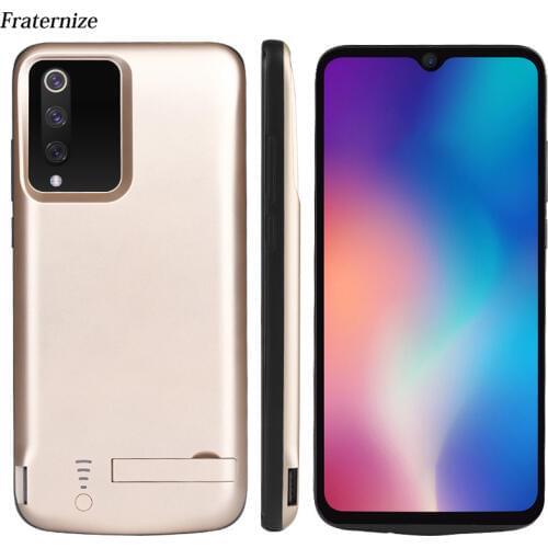 5000mAh Mi9 USB Power bank battery charger case For Xiaomi Mi 9 Shockproof Battery power pack Case Charging Stand Back cover