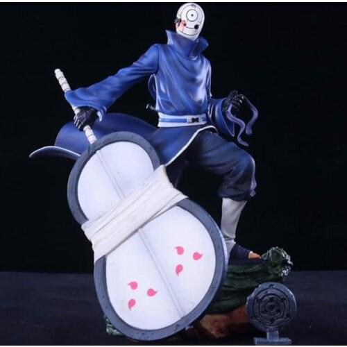 Anime GK Statue Uchiha Obito PVC Action Figure Model Toys 27CM