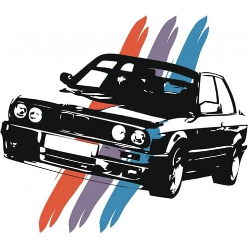 Car-Sticker Automobiles Motorcycles Window Bumper Laptop Vinyl Decal PVC Decorative Goods Creative BMW E30 Apply To Car Window