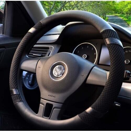 Ice Silk Steering Wheel Cover Auto Sport Car Styling For Diameter 36/37/38/39/40cm Car Accessories for bmw e46 e90 lancer x Kia