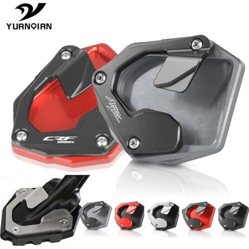 For Honda CRF 1000 L Africa Twin Kickstand Foot Side Stand Extension Pad For CRF1000L AfricaTwin Adventure Sports 2018 2019 2020