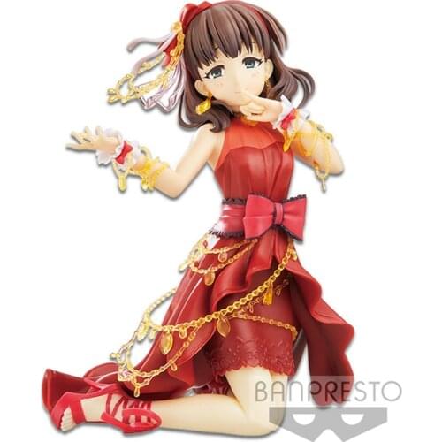 Judai Original Banpresto THE iDOLMASTER Cinderella Girls Sakuma Mayu Jewely Materials PVC Action Figure Model Toys