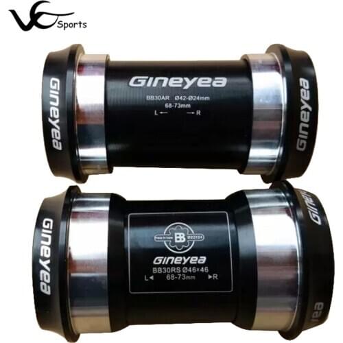 PF30 BB30 Ceramic Axis Press In Bicycle Bottom Bracket Ultralight 7075AL Bike Axis Durable 24mm/22mm Mountain Bike Accessories