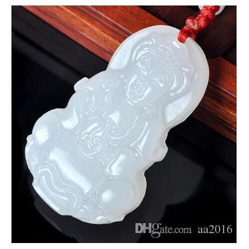 Icy Green Selling Jadeite Pendant Guanyin Kwan yin with jewelry cord