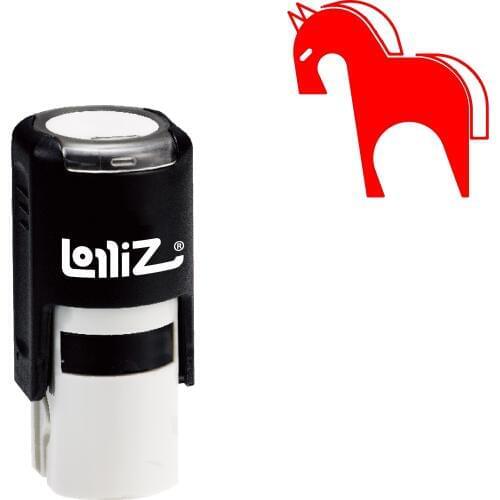 LolliZ Biomorphic Animal Symbol Series Design #43 Self-Inking Rubber Stamp