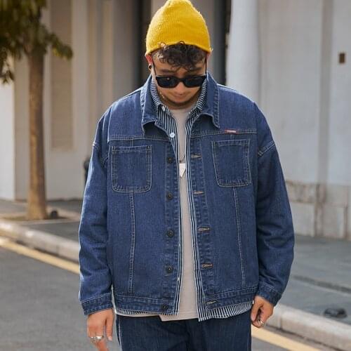 Plus Size 7xl 8xl Mens Denim Jacket New Couple Men Women Coat Fashion Simple Casual Cowboy Cargo Jacket Streetwear