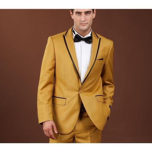 Men Suit Dress Brown Gentle Formal Wedding Suit TUXEDOS Groom Men Suits New Best Man Formal classic Size Suits New