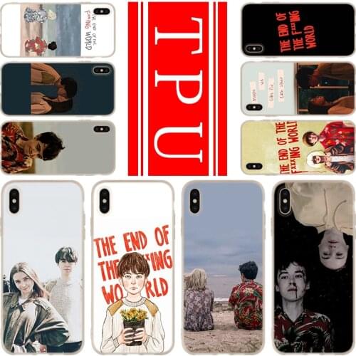 Soft TPU case For iPhone 12 Mini 11 Pro XS Max XR X 8 7 6 Plus 5S SE S Cover end fing fxxxing world art 2020