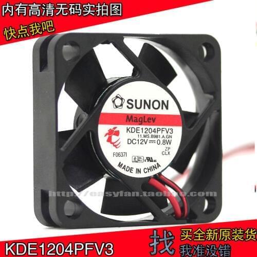 Brand new SUNON KDE1204PFV3 12V 0.8W 4CM 4010 silence CPU cooling fan