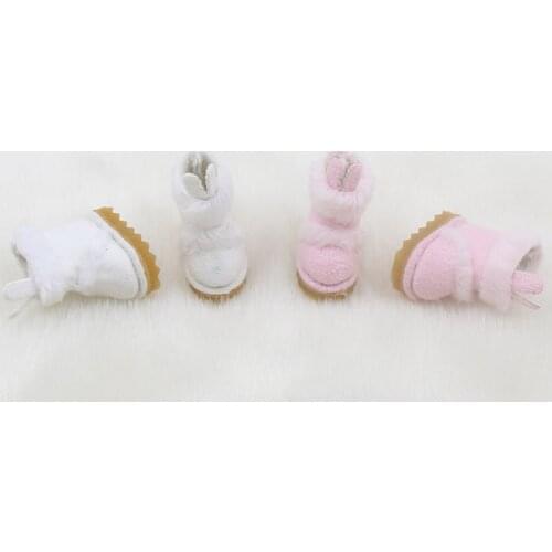 Shoes for 1/8 BJD 20cm Middie Blyth doll Rabit Boots two differents color Cute Neo