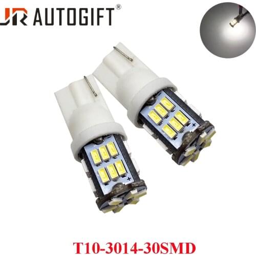 Wholesale 1000PCS T10 led 30smd 3014 SMD Car Bulb Car Auto LED T10 30led 194 W5W Wedge Light Bulb Lamp t10 30SMD White light