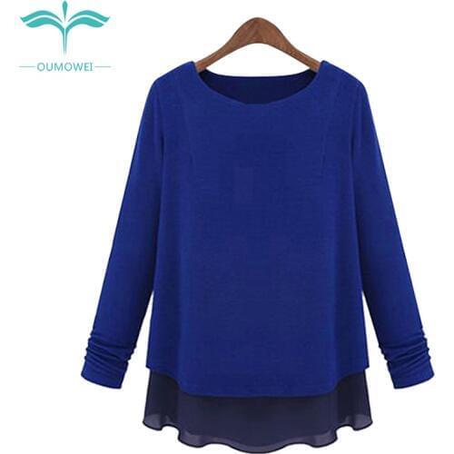 OUMOWEI Women's Long T-shirts