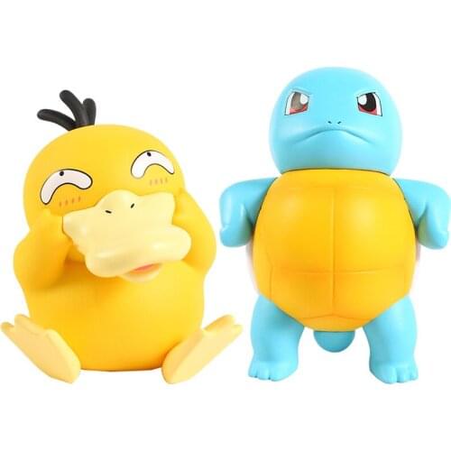Pokemon Squirtle Psyduck PVC Figure Collectible Model Toy Doll