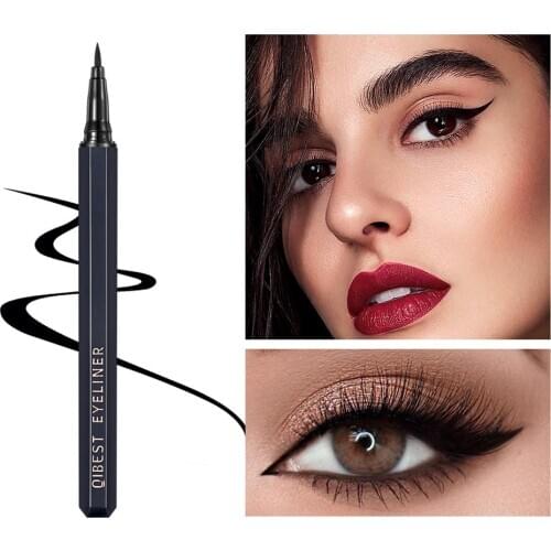 QIBEST Waterproof Long Lasting Quick Dry Liquid Eyeliner Eye Pencil Cosmetic