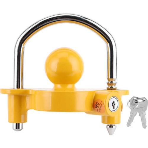 Trailer socket trailer replacement Universal Trailer Lock Hitch Coupler Anti-Theft Locking Adjustable Height with 2 Keys