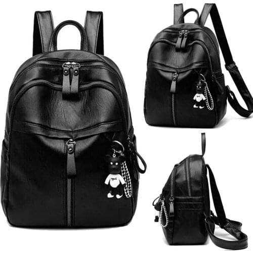 2021 New Fashion Woman Backpack High Quality Youth PU Leather Backpacks for Teenage Girls Female School Bag Hot Sale Backpacks