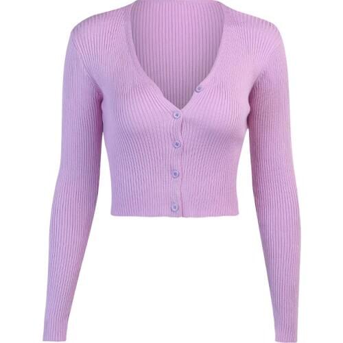 Women Sexy Buttons Knitted Sweater Slim Ribbed Winter Autumn Fashion Knitwear Women Knitted Sweater Slim Ribbed Autumn Knitwear