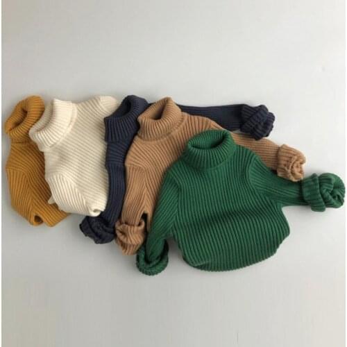 2021 new arrival girls boys knitted sweaters autumn winter fashion kids full sleeve pullover sweaters