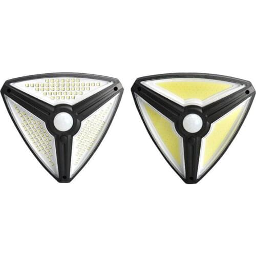 Solar Lights Outdoor, 138 LEDs/ 150 COB Solar Motion Sensor Lights, Waterproof, Security Light for Wall, Post, Pathway