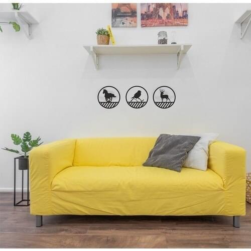 UNT Triple Animal Set Wooden Decorative Table UNT-006