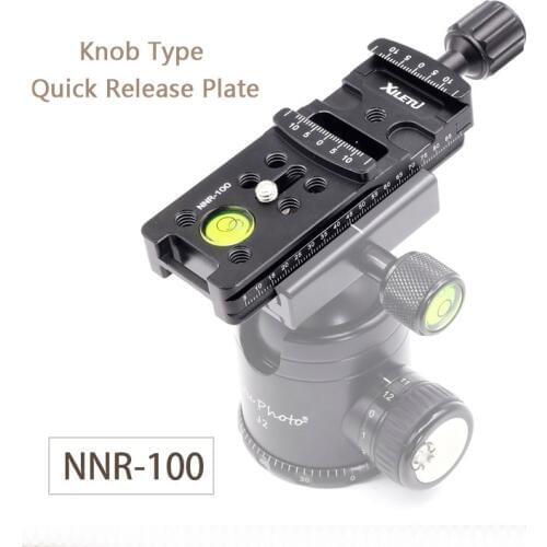 XILETU NNR-100 Lengthen Camera Mounting Bracket Quick Release Plate For Digital Camera Arca Swiss Tripod Ball Head