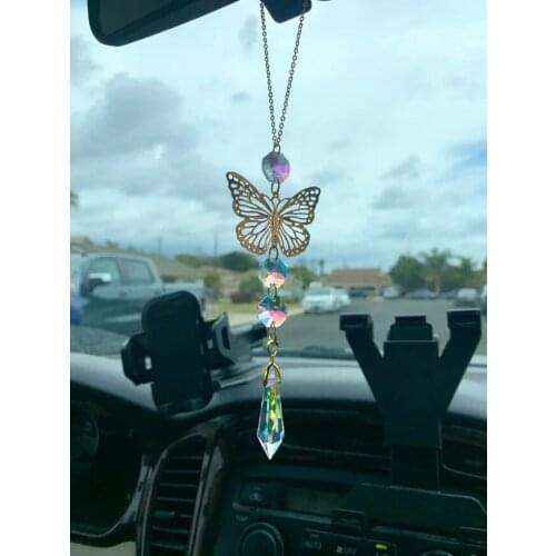 BUTTERFLY Suncatcher mini Window Crystal Prism,home Decor//Window Hanging Gifts-Home Protection,New Home Gift