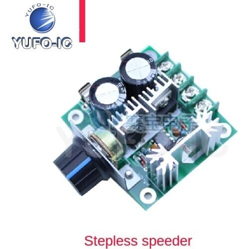 Free Ship 1PCS DC Motor Speed Regulator Pump PWM Stepless Speed Control Switch 12V-40V 10A