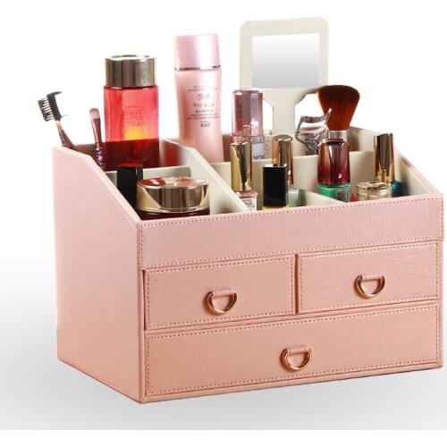 Large European Princess Desktop Drawer Rack Cosmetic Dressing Storage Box