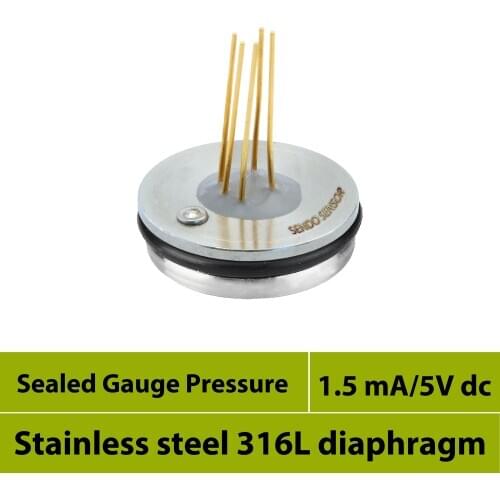 Pressure transducer element, sealed gauge, 1.5mA or 5Volt dc power, 10bar, 16bar, 25bar, 40bar, 60bar, 6, 4, 1 mpa, 2.5, 1.6 mpa