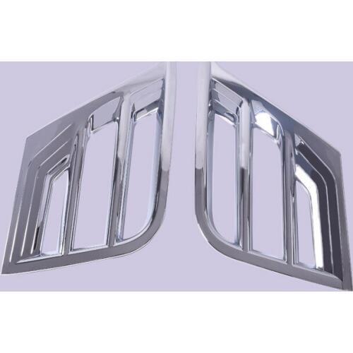 For Nissan Kicks 2017 2018 ABS Chrome Front Fog Light Lamp Strip Frame Cover Trims Stickers Car-Styling Accessories 2pcs