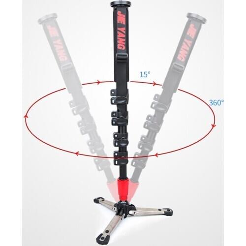 JIEYANG JY0506BT Aluminum Professional Tripod for camera stand / DSLR video tripods no Tripod Head & Carry Bag