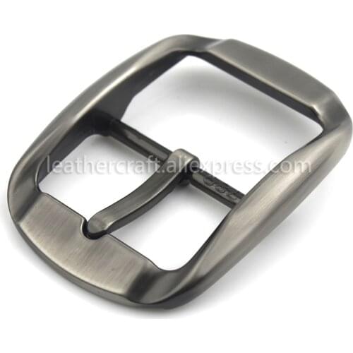 1x 40mm Metal Belt Buckle Center Bar Single Pin Buckle Mens Fashion Belt Buckle for 37-39mm Belt Leather Craft Accessories