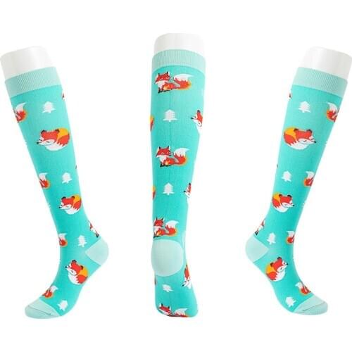 2020 New Compression Stockings Men Funny Cute Socks for Edema Diabetes Varicose Veins Marathon Running Sports Compression Socks