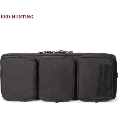New 65cm Tactical Airsoft Carrying Dual Rifle Case MP5 Gun Bag Military Hunting Shoulder Pouch Rifle Gear Bag