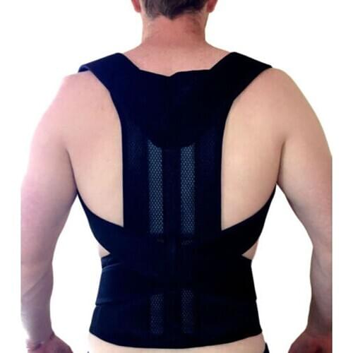 Adjustable Male Corset Back Posture Corrector Back Support Men Back Belt Support Spine Support Belt Karset Gift for Husband