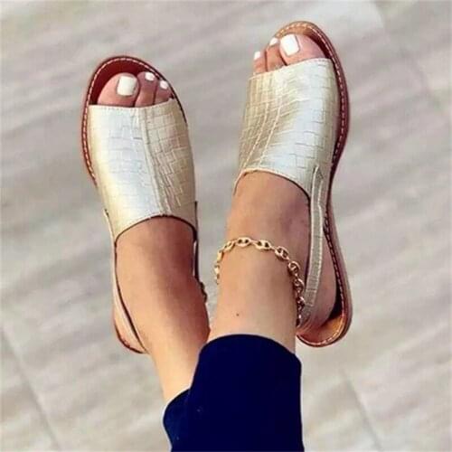 Womens Outdoor Summer Fashion Flat Sandals Hollow Out Open Toe Sandals Casual Beach Shoes