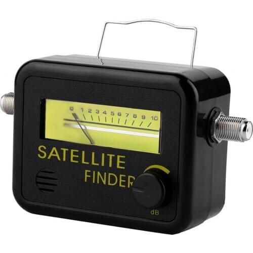 SF-9501 Plastic Digital Satellite Signal Tester Level Meter Finder With LCD Display 950-2150MHz Black