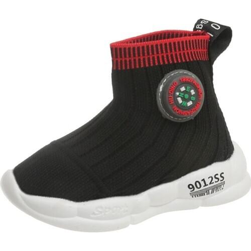 Skoex 2020 New Kids Sports Shoes Boys Girls Fashion Sneakers Slip-on Childrens Running Shoes Non-slip Breathable Toddler Shoe