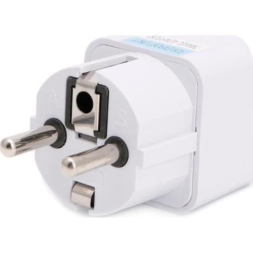 Universal UK US AU To EU AC Power Socket Plug Travel Charger Adapter Converter
