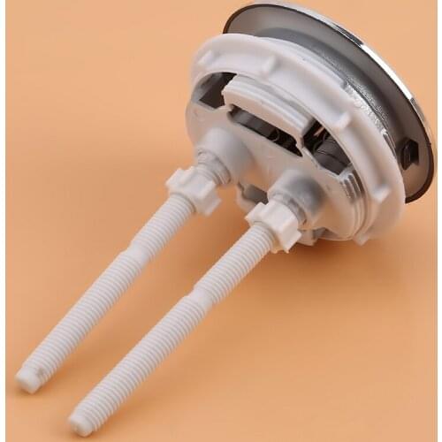 38/48/58mm Dual Push Button Universal Flush Toilet Seat Water Tank Valve WC Double 2 Rods Bathroom Toilet Water Switch